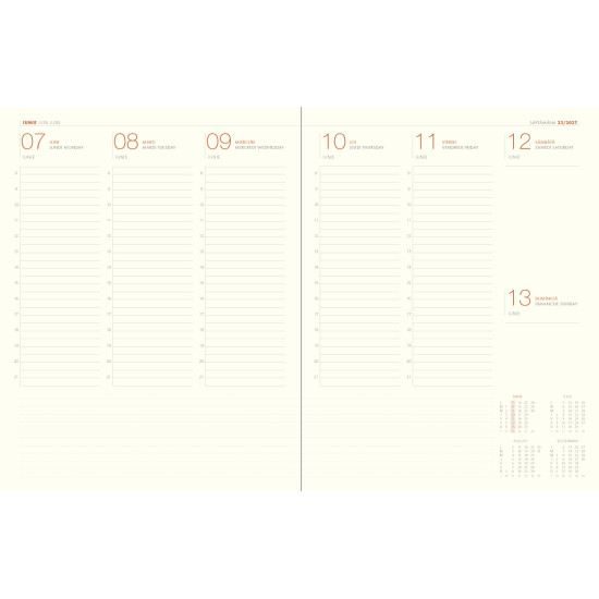 Agenda saptamanala PRESTIGE 2027