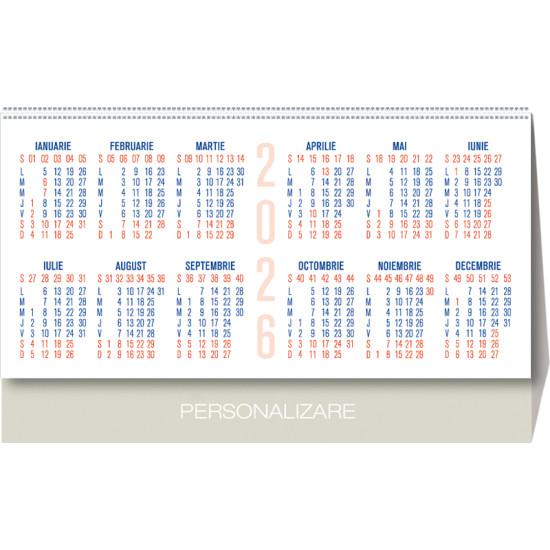 Calendar de birou TRIPTIC 2026