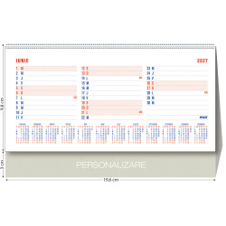 Calendar de birou TRIPTIC 2027