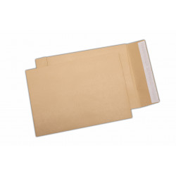 Plic B4, cu burduf 50 mm, siliconic, kraft, 250 buc.