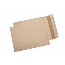 Plic B4, cu burduf 50 mm, siliconic, kraft armat, 100 buc.